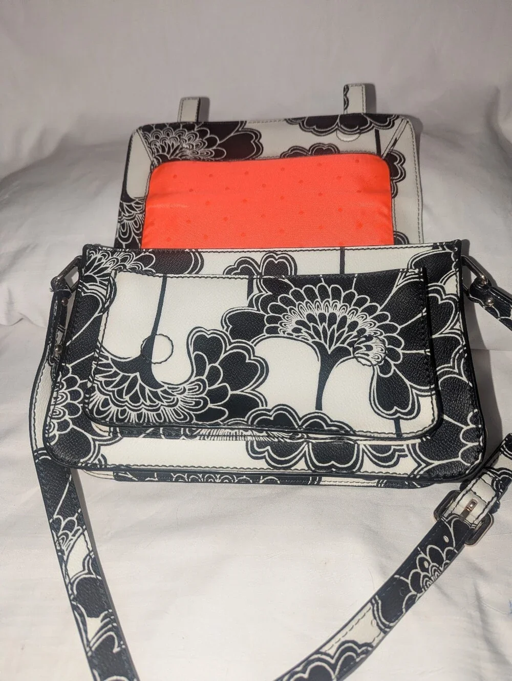 Kate Spade +Florence  Broadhurst Collaboration Japanese Floral Scout Crossbody